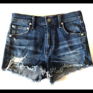 AGOLDE • Jaden High Rise Cut Off Shorts Size 26